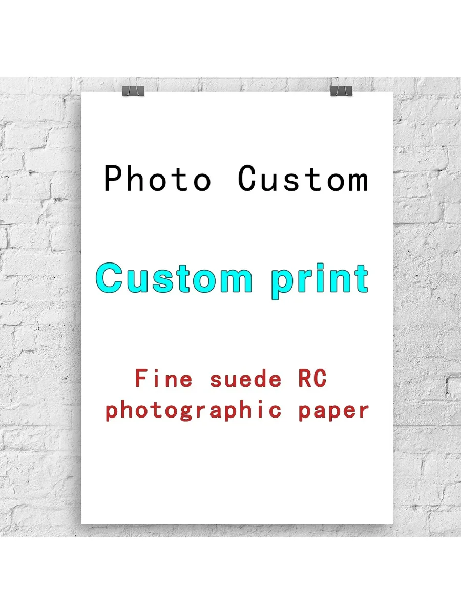 Individuell bedrucktes Fotopapier-Poster mit Ihrem Foto, persönliches Geschenk, RC-Satin-Fotopapier, Figuren, Tiere, Haustiere, Bilder, Heimdekor-Drucke