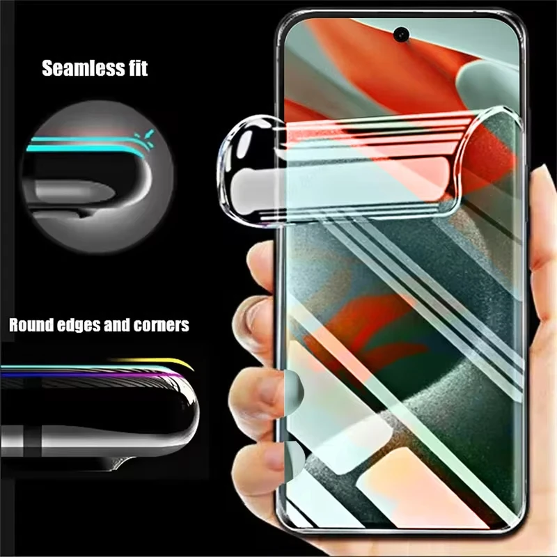 1-4 Stück HD Hydrogel-Folie für Samsung A56 5G A16 A15 A17 A07 A51 A70 A72 A54 A36 5G A52 A32 A26 A25 A13 A22 Displayschutzfolie Transparent – Detail 2