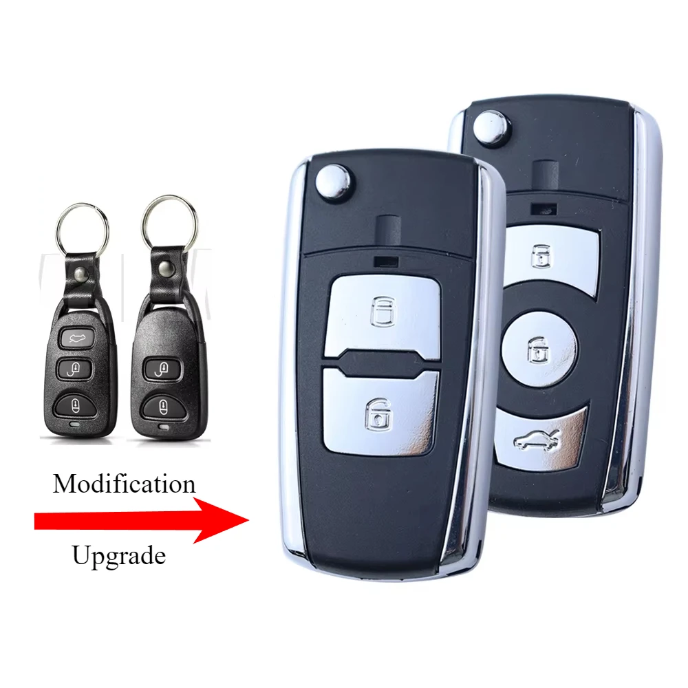 

Upgrade/Modify Car Key Fob Case Shell Housing for Kia for Hyundai Sonata Accent Tucson Sonata Santa FE Carens Elantra 2007-2011
