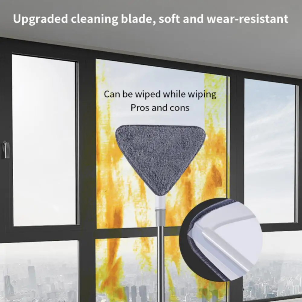 Glass Mop Multi-purpose Telescopic Handle Versatile Revolutionary Sturdy Effective Versatile Window Cleaner Efficient Cleaning