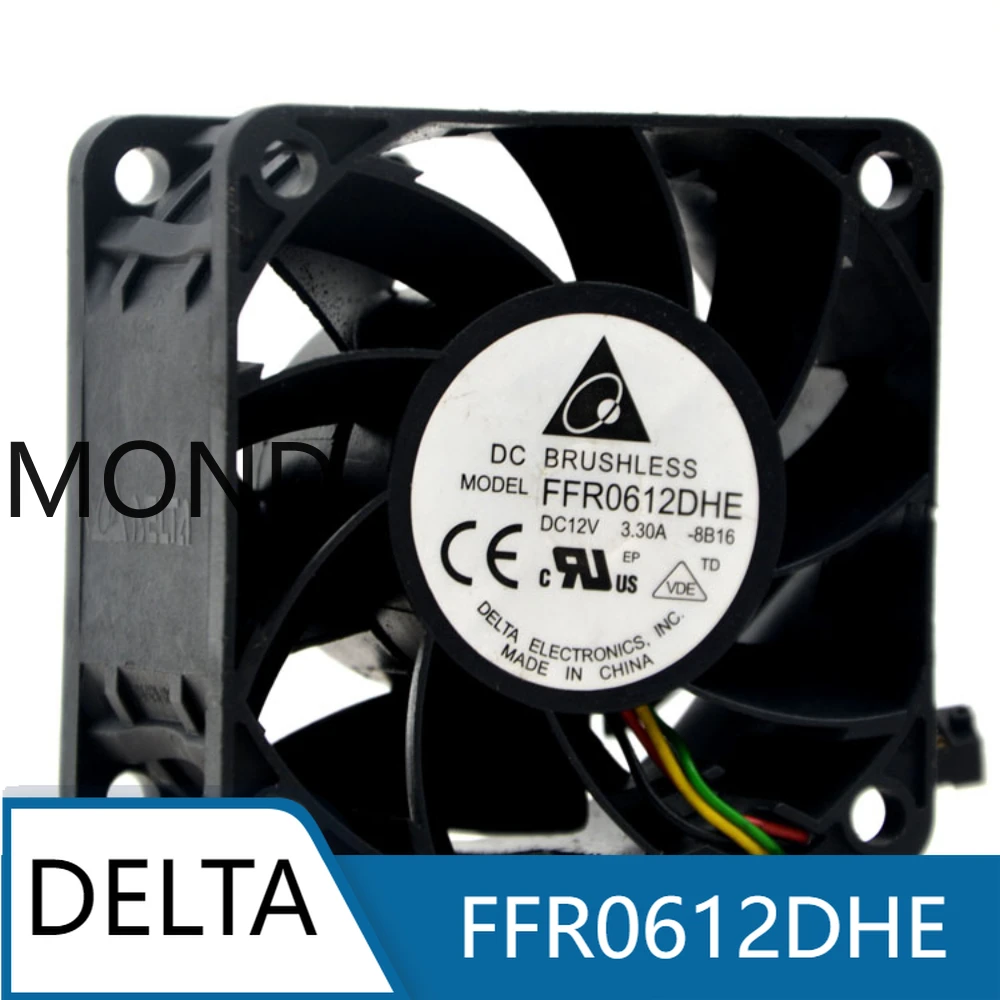 

FFR0612DHE Delta 6038 12V 3.3A 6CM Violent High Airflow Server Fan