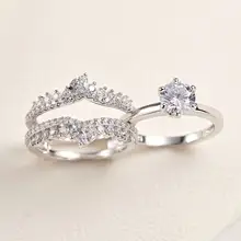 Silver Wedding Rings 925 #2