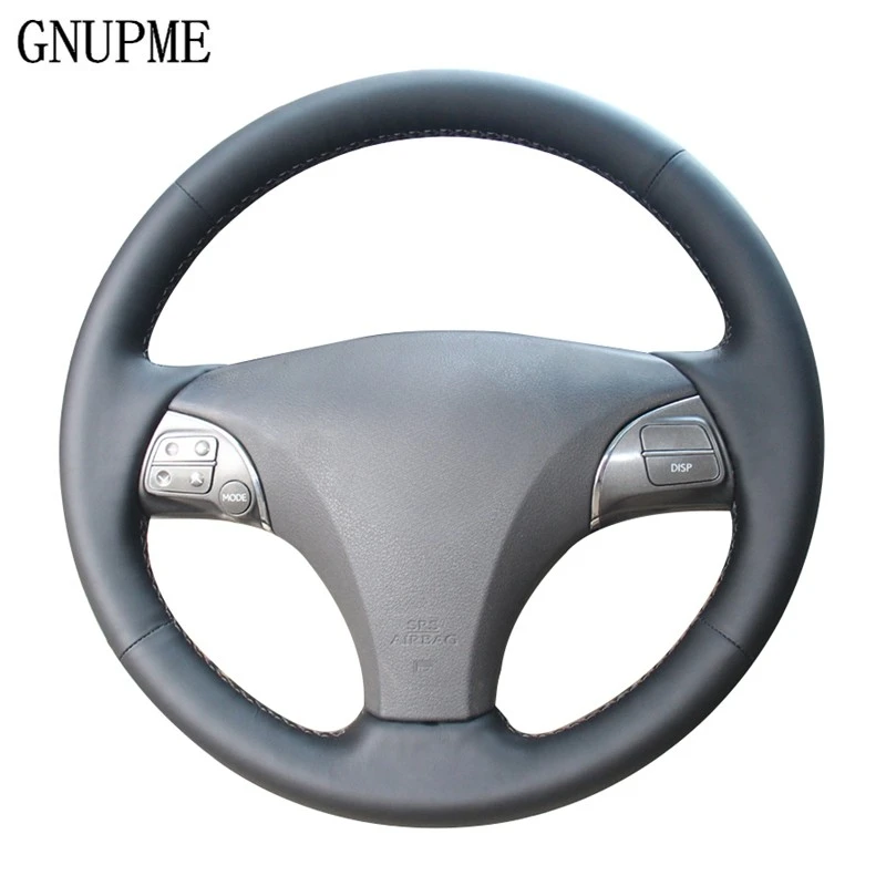 Black Artificial Leather Car Steering Wheel Cover for Lexus GS350 GS450h GS460 2009 2010 Lexus ES240 ES250 ES300 ES350 2007-2012