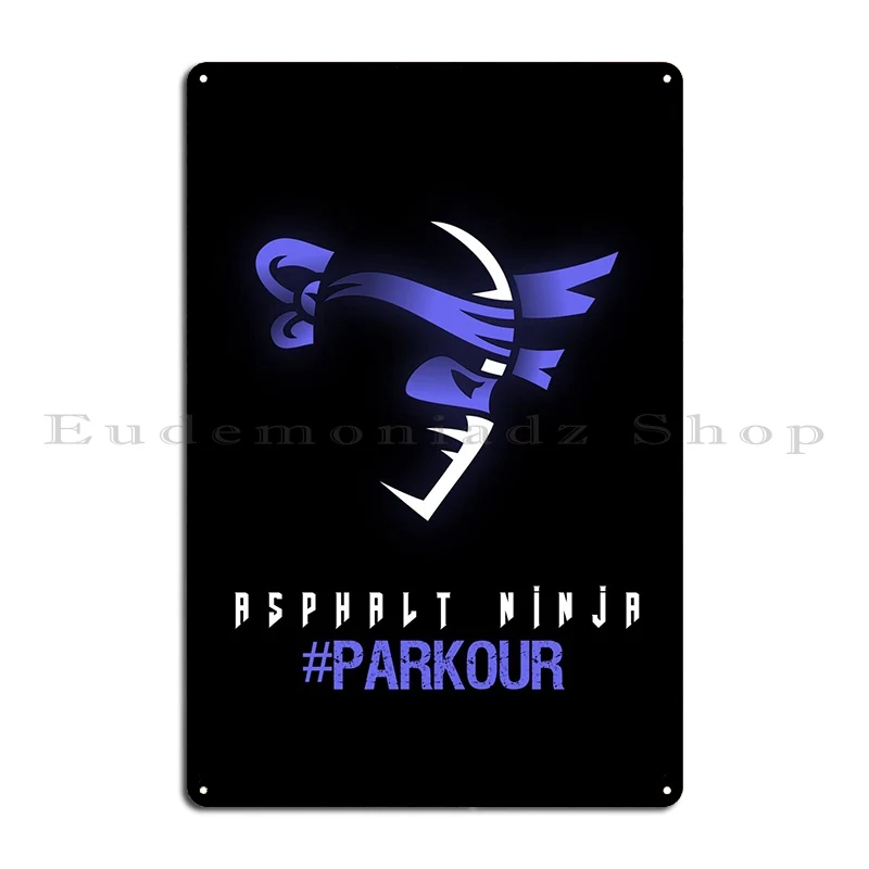 Parkour Akrobatik Freerunn Metal Sign Decoration Cave Wall Decor Personalized Cinema Tin Sign Poster