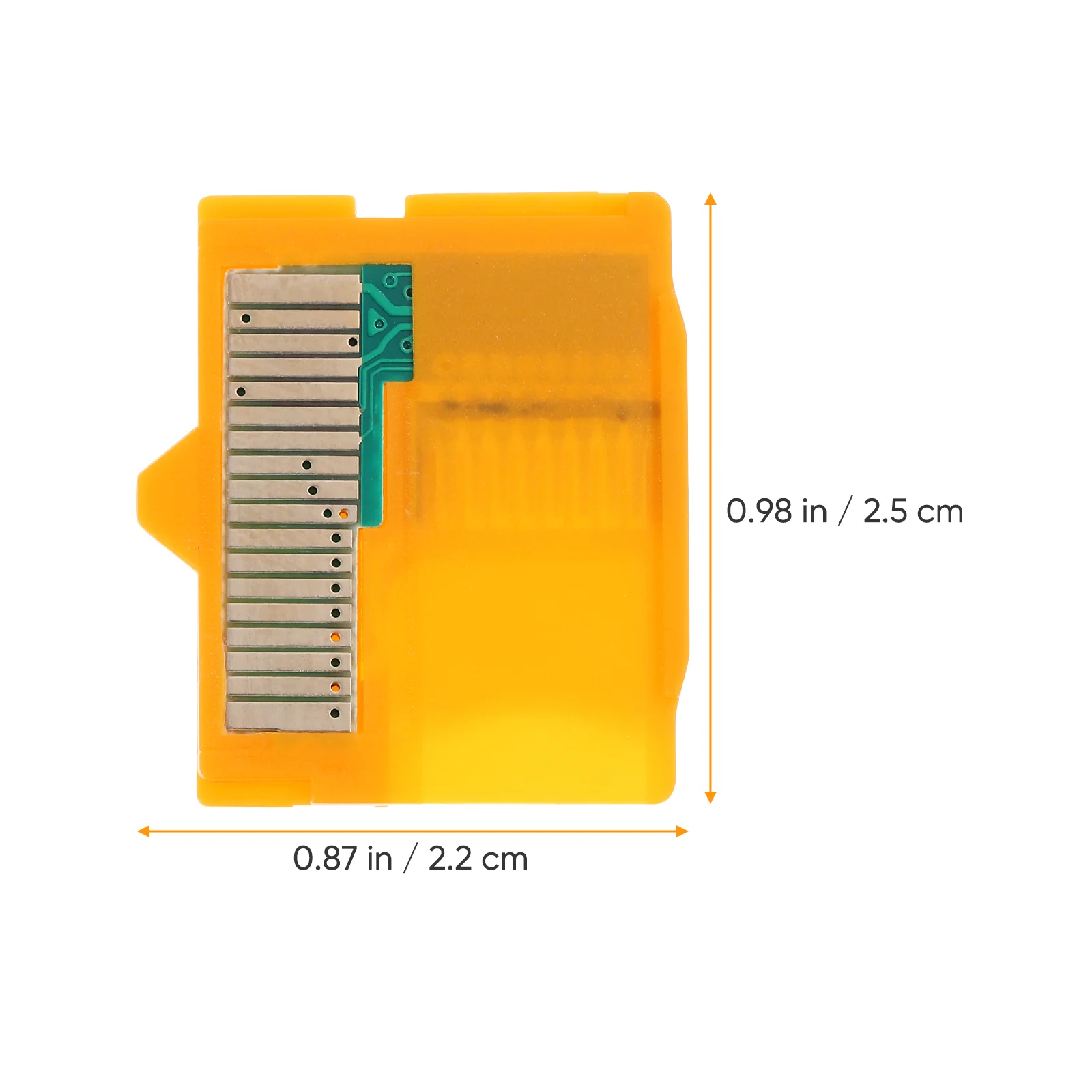 2 uds-1 adaptador de cámara para insertar para/(amarillo) a adaptador adaptador de memoria