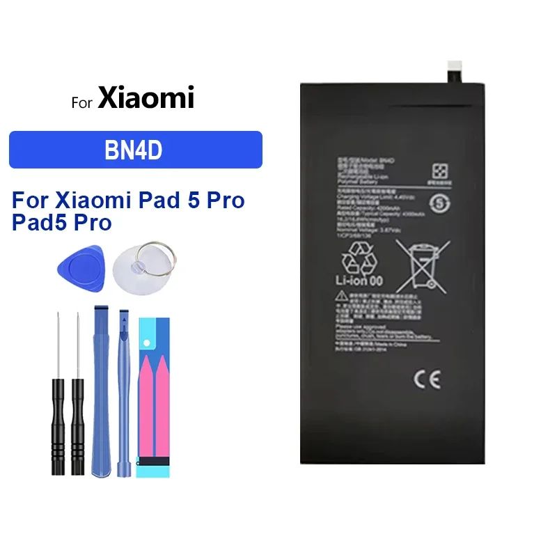 High Capacity Battery BN4E BN4D 4300mAh For Xiaomi Pad 5 Pro Portable batteries