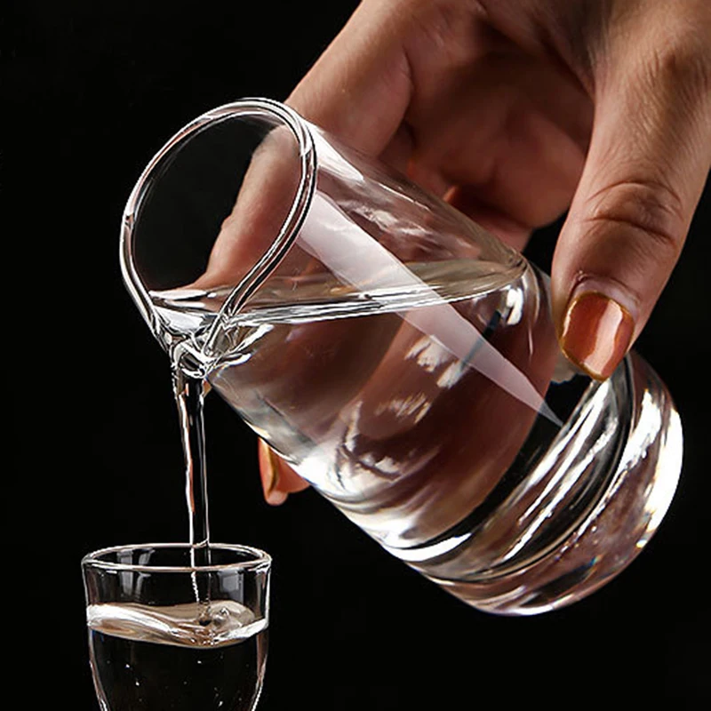 100ml Wine Dispenser Household Restaurant Liquor Separator Measuring Pot Foreign Wine Red Wine Spirits Glass Cup Small Container