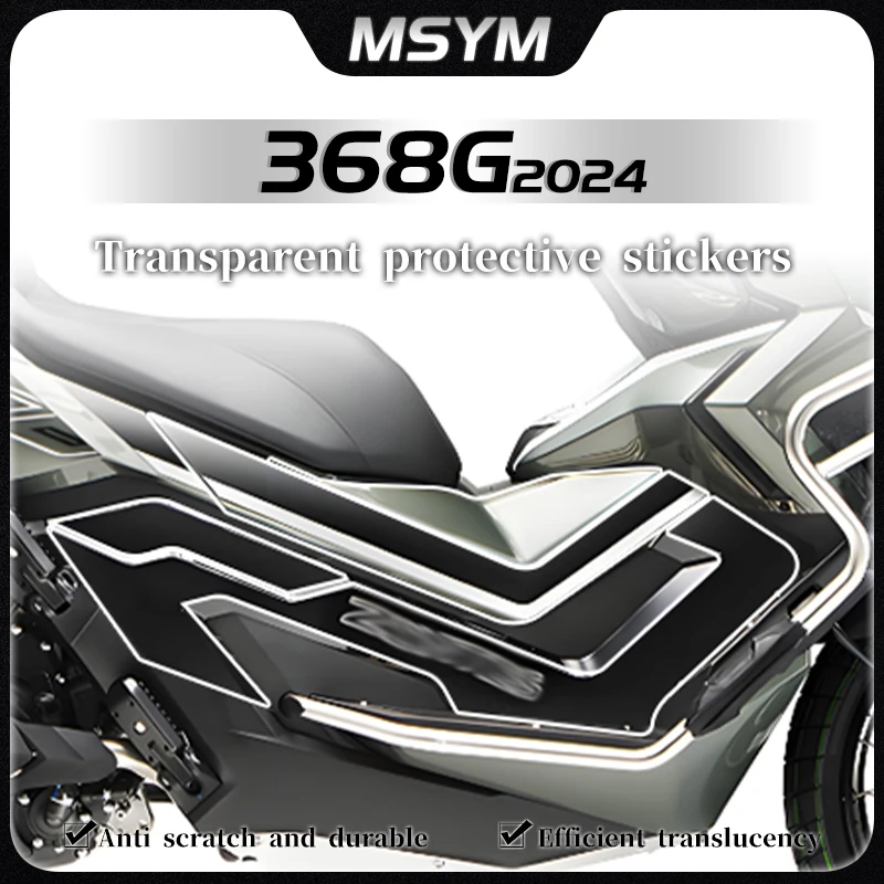 

For ZONTES 368G 368g 2024 Invisible car cover transparent fuel tank protective waterproof sticker film modification accessories