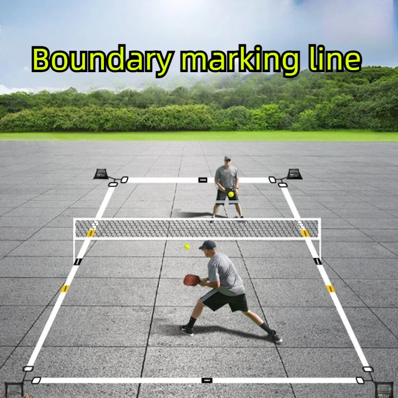 Scalable Pickleball Boundary Marking Line Multifunctional Field Boundary Line Portable Markings Lines Durable Sports Accessory