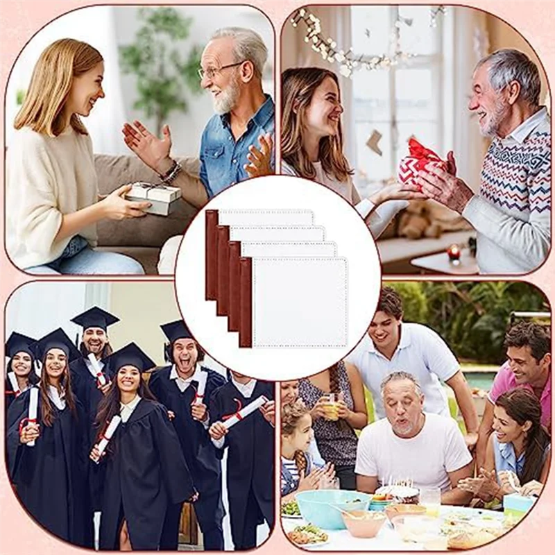 

Durable Sublimation Wallet Blank Heat Transfer Sublimation Bank Card Holder Compact Wallet For Christmas Father'sday Office