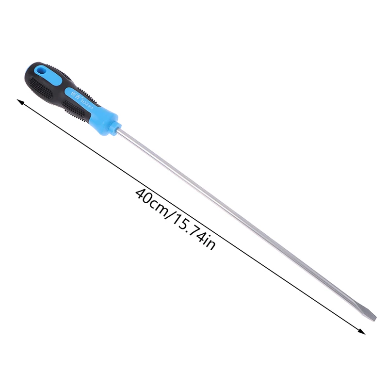 Extended Screwdriver Long Slotted Cross Screwdriver Magnetic Screwdriver With Rubber Handle Repairing Hand Tool