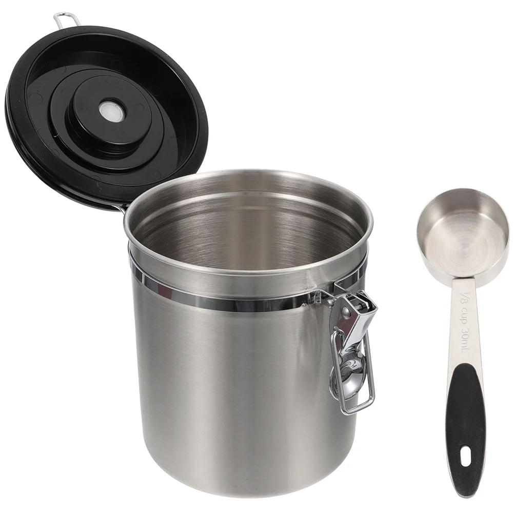 

304 Stainless Steel Airtight Container for Cat Dog Food Snack Coffee Bean Sealed Jars Storage Pot Grain Treat Jars Pet Food