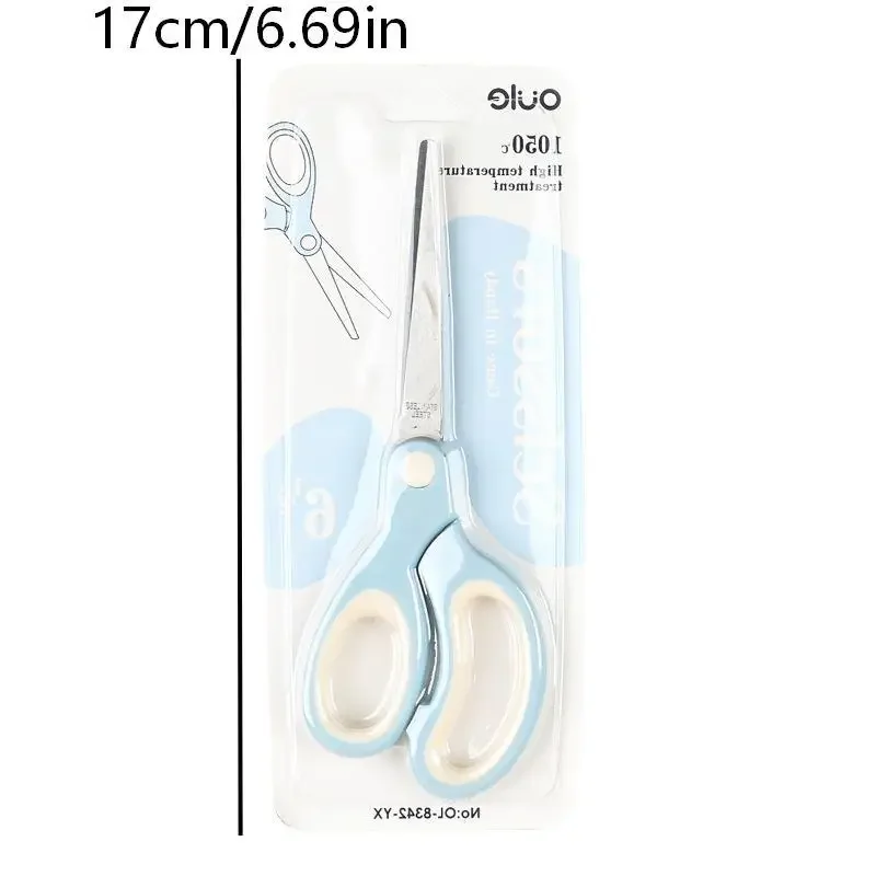 Multi-functional Scissors Stainless Steel Craft Scissor DIY Handcraft Paper Cutting Sewing Tool Cute Candy Colors Handle