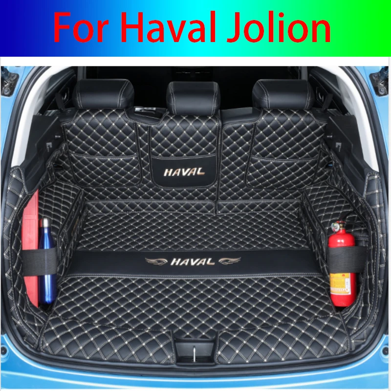 

For Haval Jolion 2021 2022 Accessories Rear Trunk Mat Car Trunk Leather Mats Parts Rear Boot Liner Styling Anti-Dirty Protector