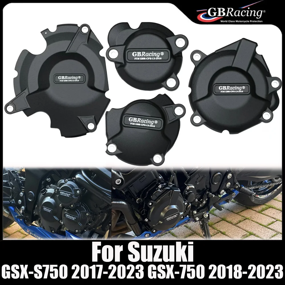 

GBRacing For Suzuki GSX-S750 2017-2023 GSX-750 2018-2023 Motorcycle Engine Cover Clutch Cover Protection Accessories
