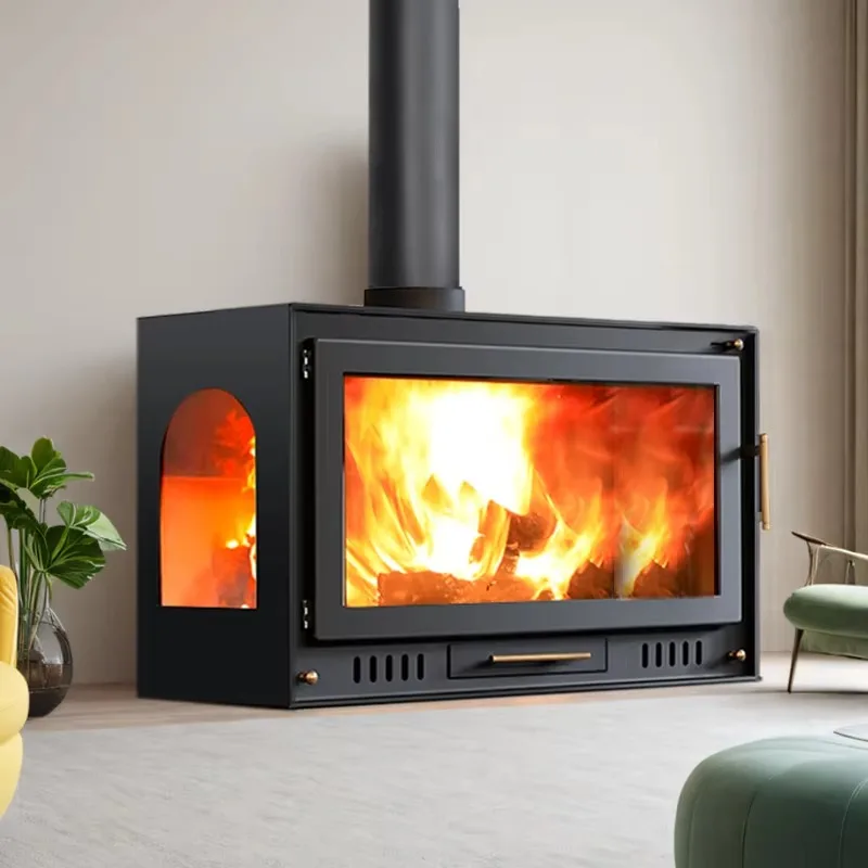 

【Best-selling】European Quality Cast Iron Fireplace Classic Design Freestanding & Wood-Burning Fire Place For Long-Lasting Villas