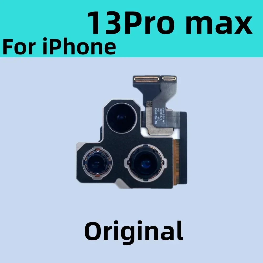 Back Rear Camera For iPhone 11 11Pro 12Pro Max 13 13Pro Max Mini 14plus 14Pro/Max Main Lens Flex Cable Camera module Tested