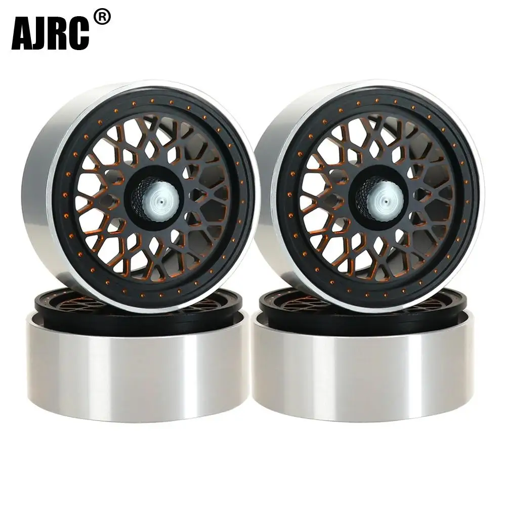 

Ajrc 4pcs Metal Wheel Hub 1.9 Beadlock Wheel Rim For 1:10 Rc Crawler Axial Scx10 Scx10 Ii 90046 Axi03007 D90 Yikong Trax Trx