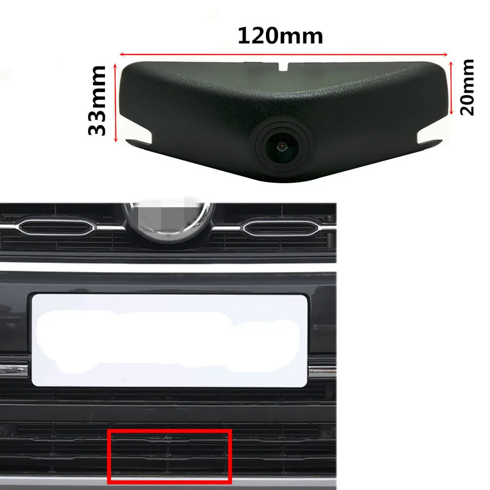 

AHD 1080P Fisheye CCD Car Front View Parking Positive Logo Camera For Volkswagen VW Tayron 2019 2020 2021 Waterproof