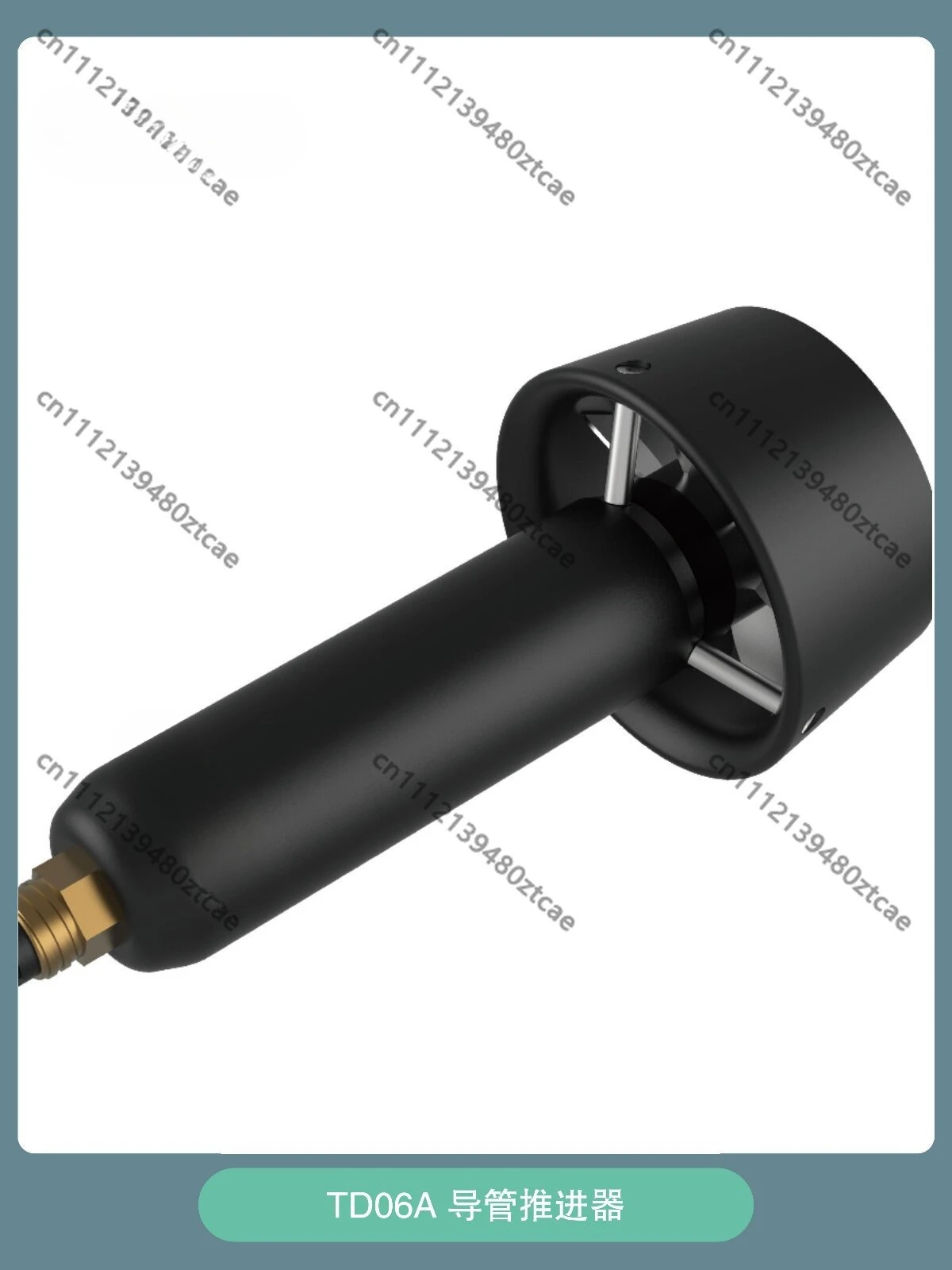 TD06A Ducted Underwater Thruster 500W High Thrust Deep Sea Propulsion Motor Support 0-850m Depth Multi Control Protocol