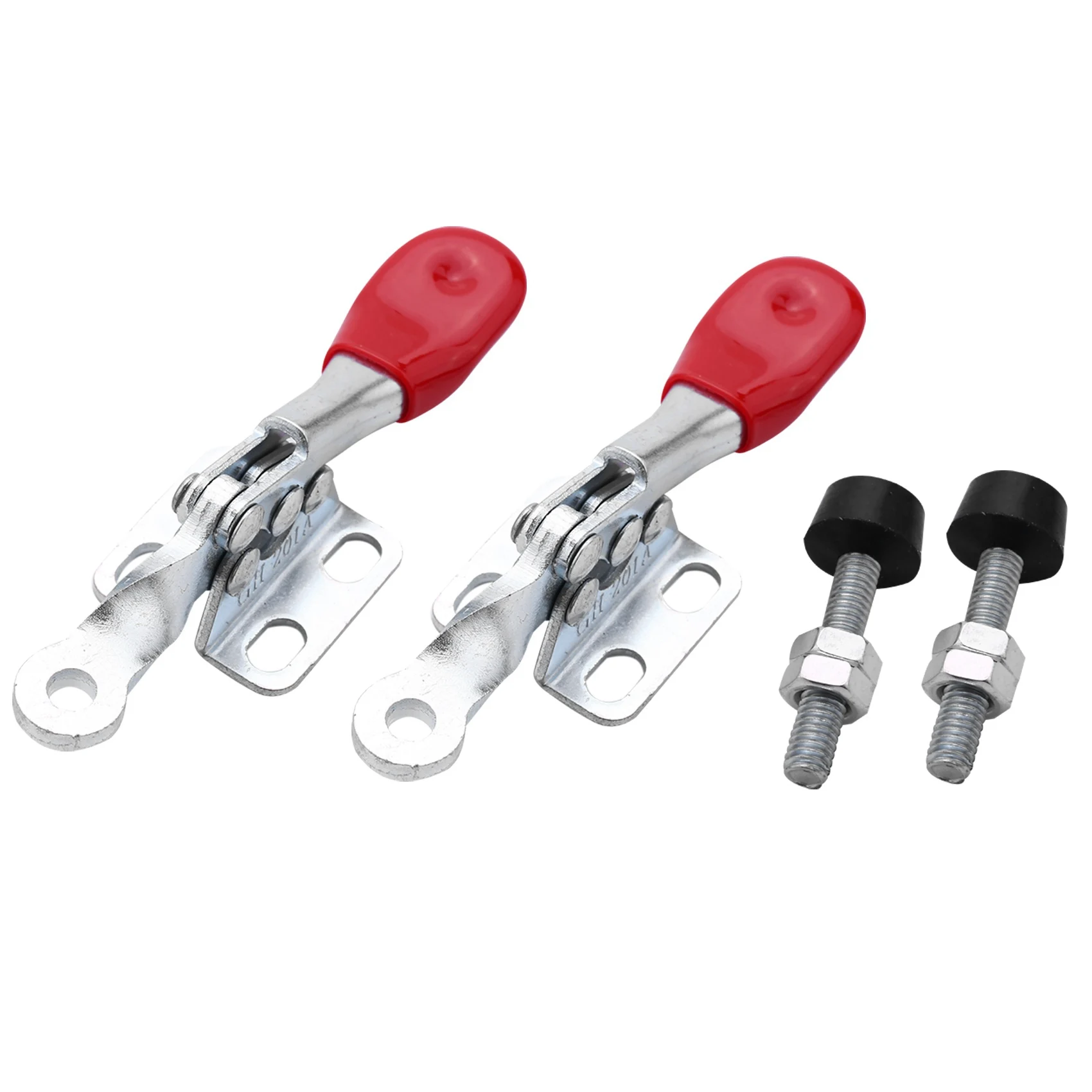16 PCS 60 Lbs Antislip Covered Hand Tool Toggle Clamp Horizontal Clamp 201A New