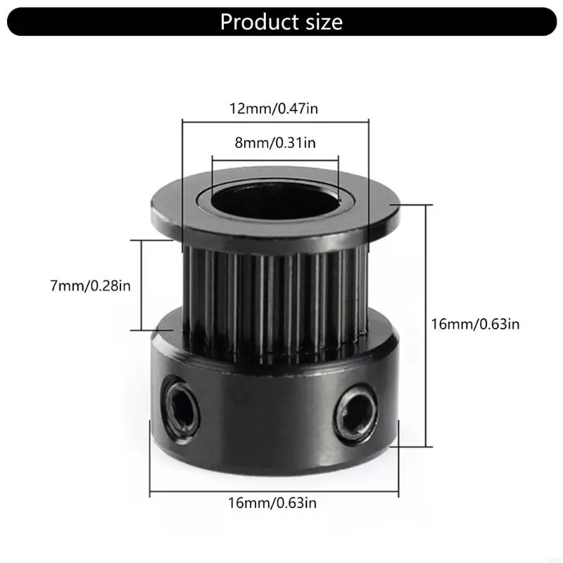 G8DF GT2 IDLER PULLEY Bánh xe 16 răng 20 răng 2GT ròng rọc cho vành đai 6 mm