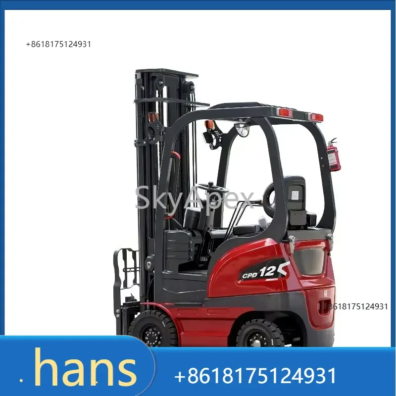 2026 Factory Direct Sales Short Wheelbase 1.2 Ton 1.5 Ton 2 Ton CE Certified Heavy Warehouse Forklift Lithium-ion Small