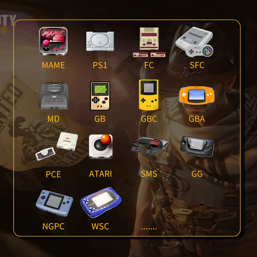 مشغل ألعاب محمول SF3000 بشاشة 4.5 بوصة IPS وحدة تحكم ألعاب فيديو ريترو محمولة مدمجة 20000+ ألعاب لـ PS1/GBA/SFC