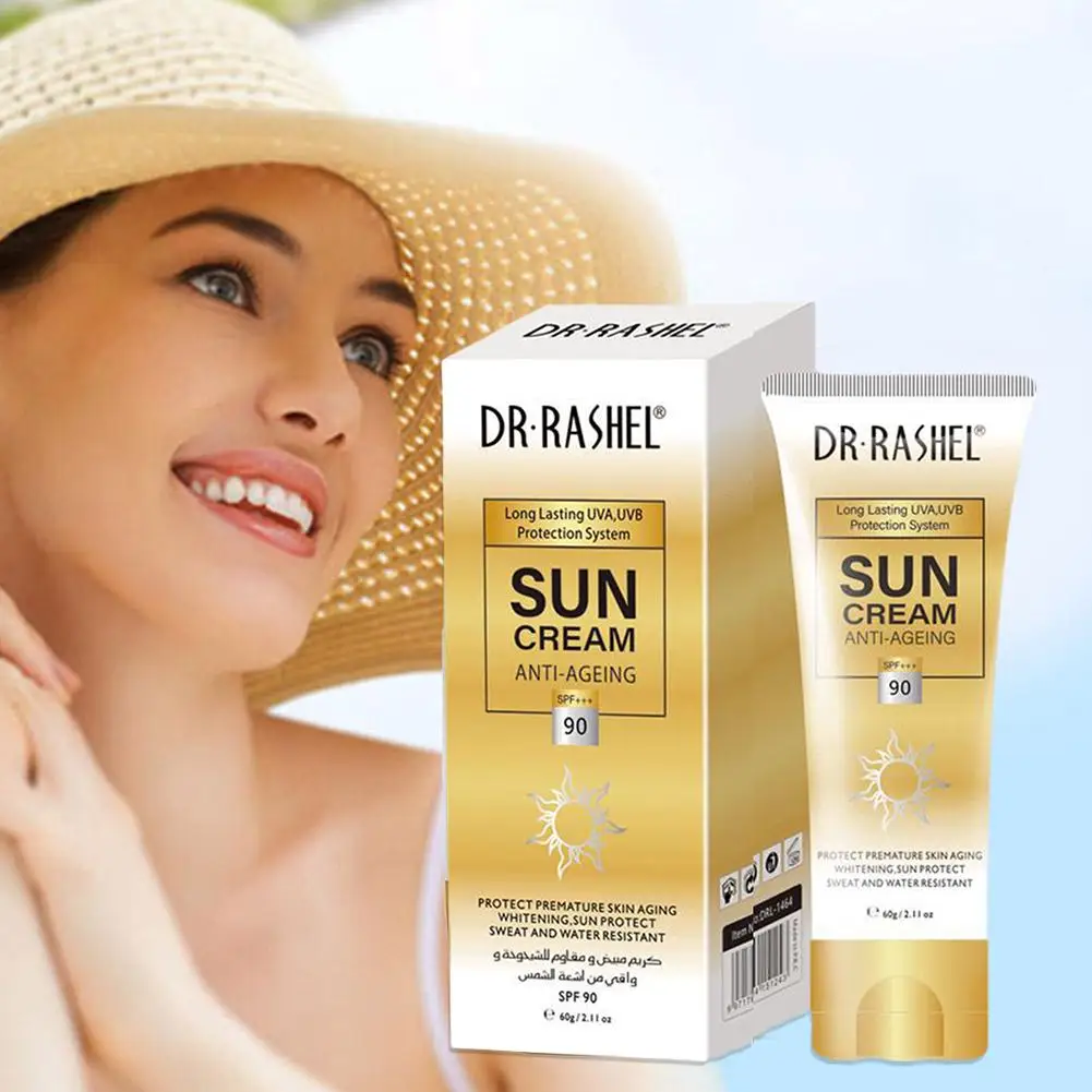 ครีมหน้าจอ Spf90ติดทนนานปกป้องตัวบล็อคทำให้ผิวขาวป้องกันใบหน้าและใบหน้าเพื่อความงามดูแลผิว F1s4 agin