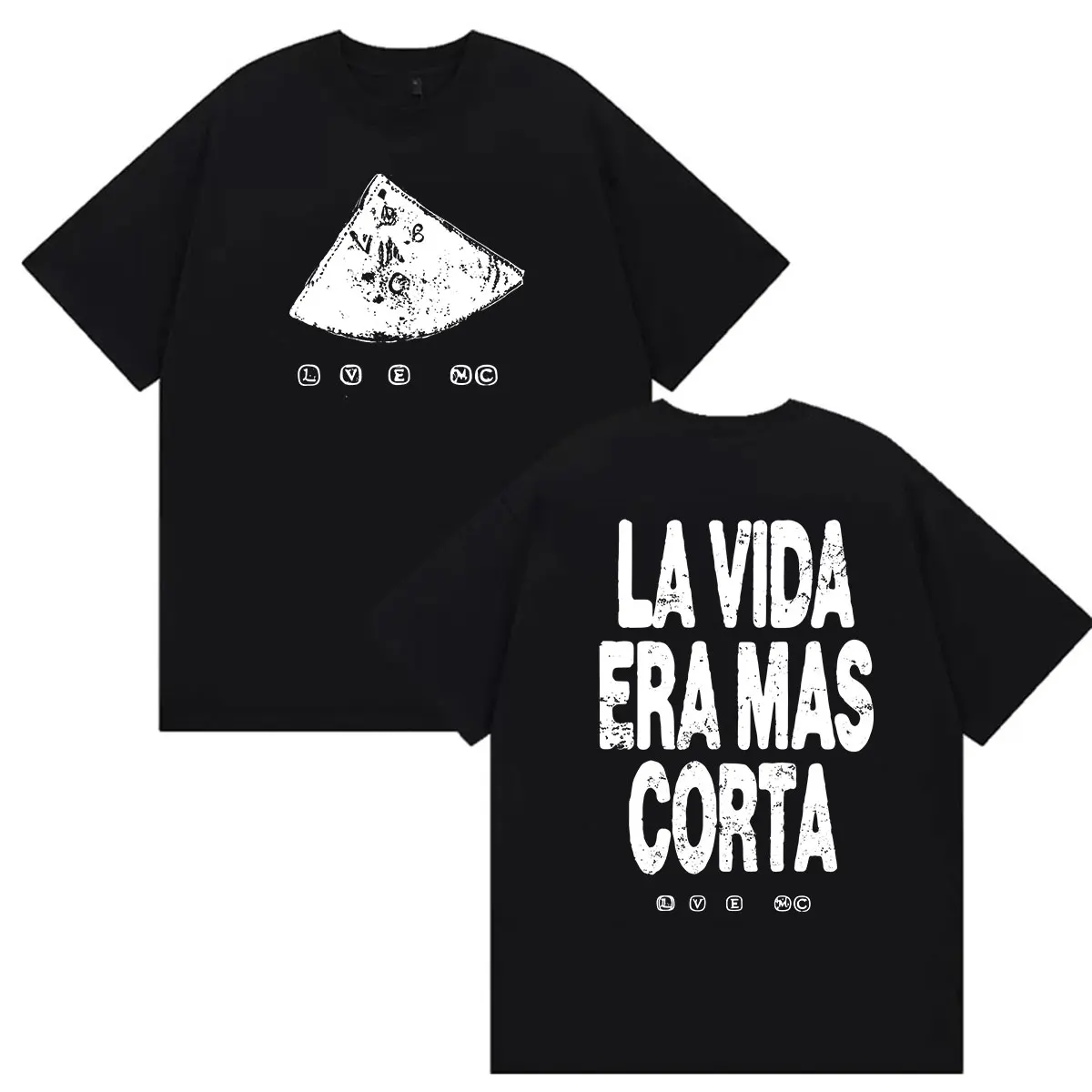 Milo J La Vida Era Mas Corta Album 2026 Print T Shirts Men Women Casual Oversized Cotton T-shirt Vintage Fashion Clothing TShirt
