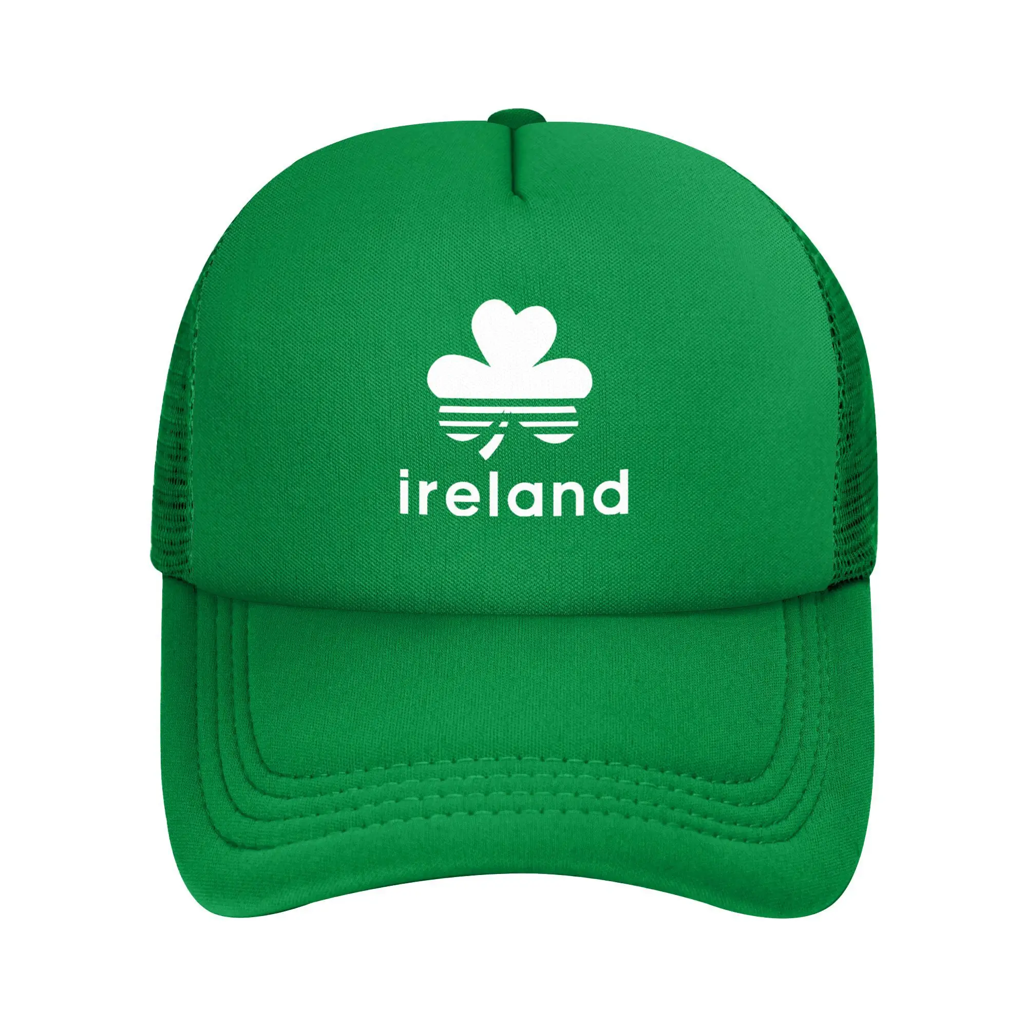 St. Patrick's Day Trucker Caps Hip-Hop Mesh Baseball Cap Snapback Caps Irish Saint Paddy Patty Sun Hat Adjustable Racing Cap