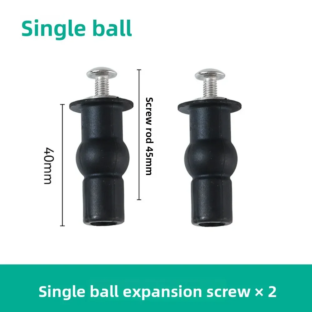 

WC Blind Hole Bathroom Accessories Replacement 1Pcs Toilet Seat Screws Hinges Expanding Rubber Top Bottom Load Nuts Fixings
