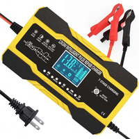 12V 24V Fully Automatic Intelligent Car Battery Charger for AGM GEL WET Lead Acid Fast Charging Pulse Repair