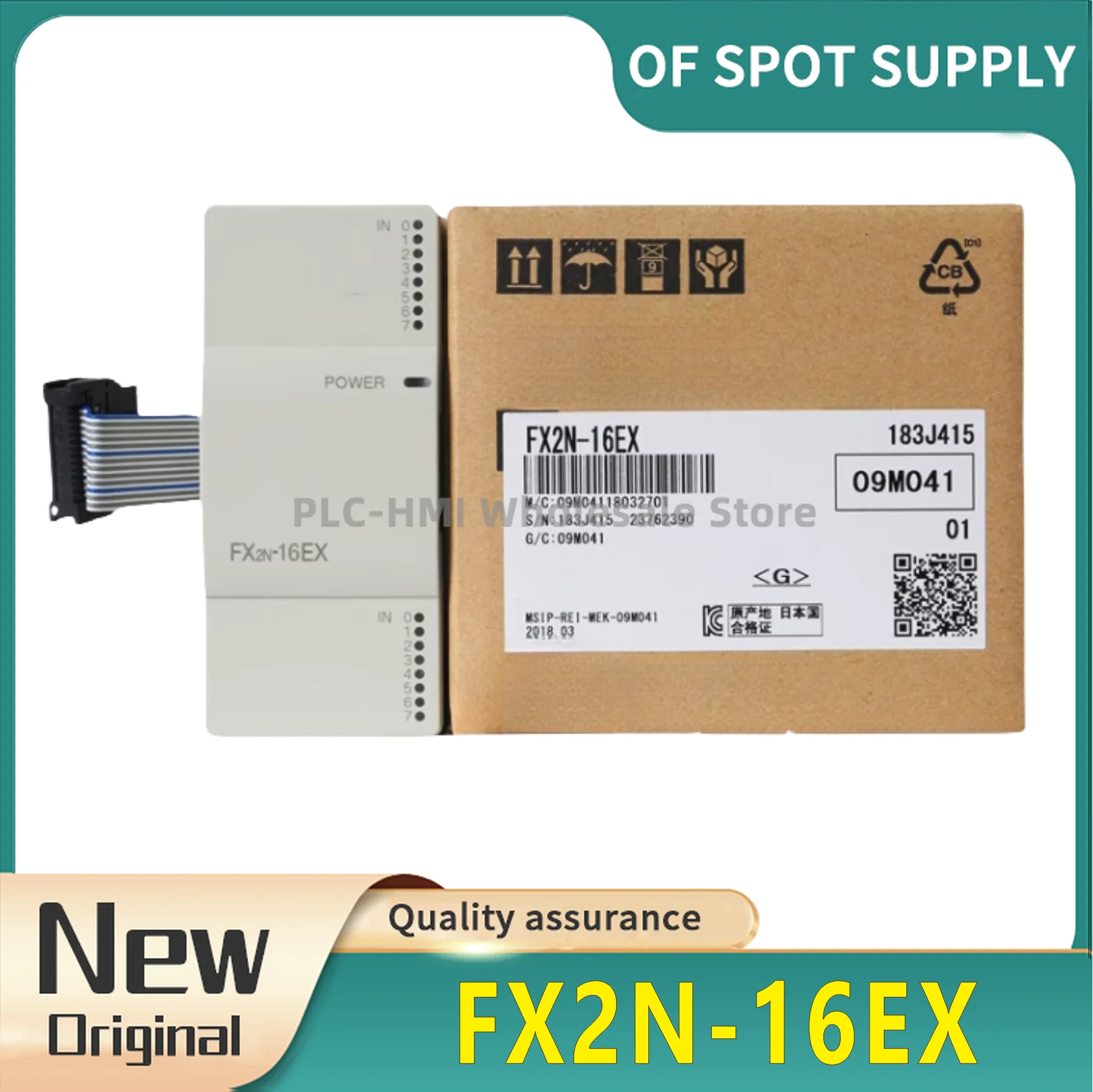 FX2N-16EX-ES/UL FX2N-48ET FX2N-232IF FX2N-16EYR FX2N-16EYT FX2N-16EX FX2N-48ER  New Japan PLC Input Module