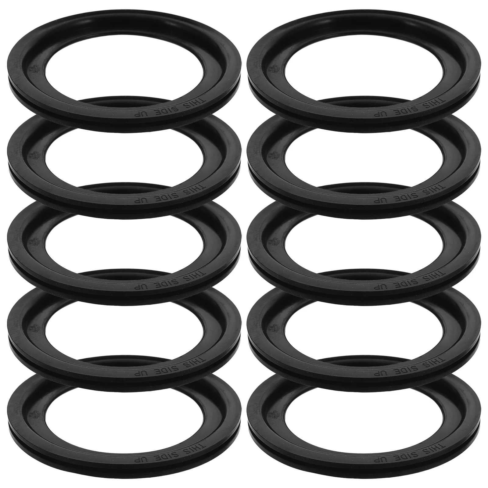 

10pcs Rv Sealing Gasket 68Mm Inner Diameter Silicone Replacement For Camper Trailer Toilet Flush Ball Seal Quiet Operation Easy