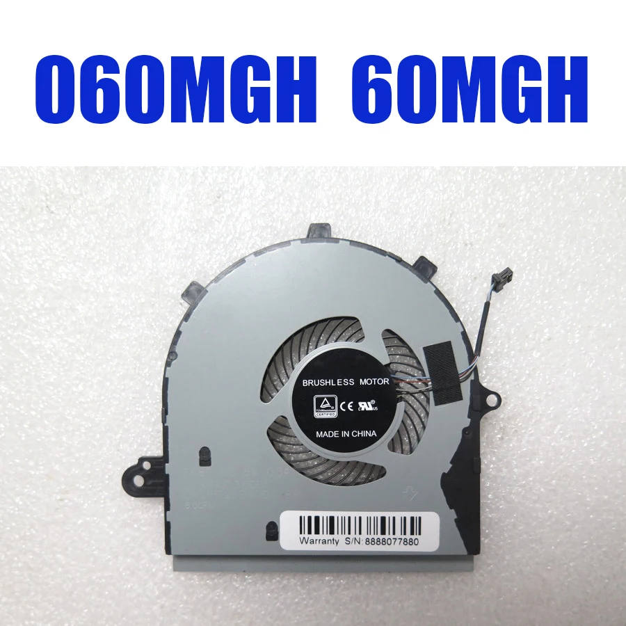Laptop CPU Fan For DELL For Inspiron 7586 2-in-1 060MGH 60MGH NS85A04-18D19 NS85C05-18A12 DFS551205WQ0T FKBF DC05V 0.50A 4PIN