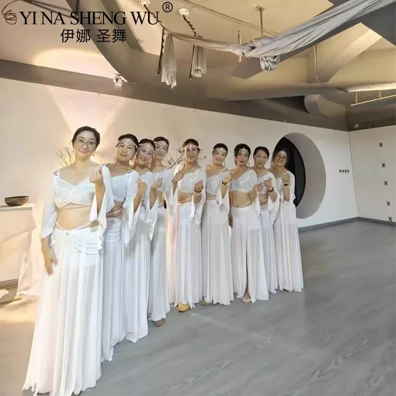 ensemble-de-costumes-de-danse-du-ventre-pour-femmes-haut-a-manches-longues-en-maille-jupe-longue-ensemble-d'entrainement-2-pieces-vetements-de-danse-du-ventre-orientale-offre-speciale