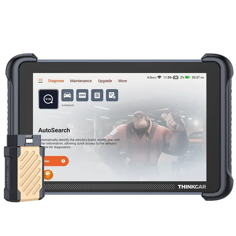 hinkscan 689BT Car Vehicle Diagnostic Tool with 1 Year Free Update Software CANFD DOIP Bi-Directional OBD2 Code Read & Diagnosis