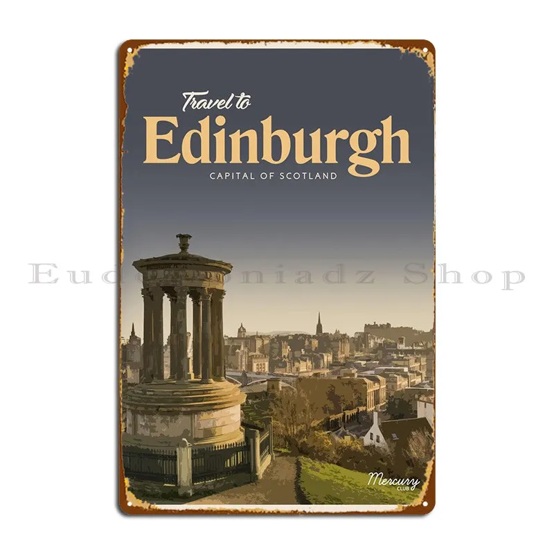 

Visit Edinburgh Metal Plaque Poster Cinema Party Designing Designs Cinema Tin Sign Poster