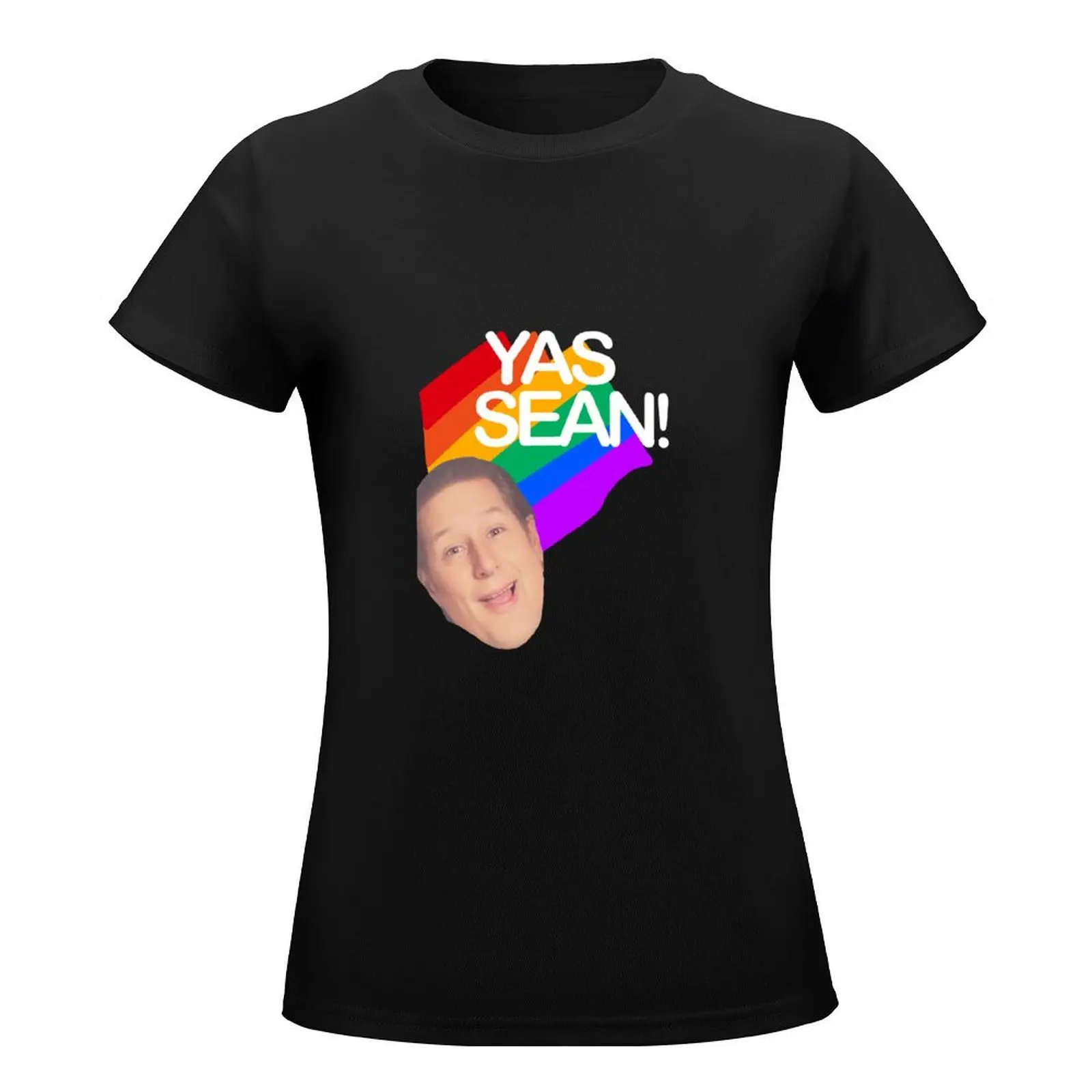 Yas Sean T-Shirt tees Aesthetic clothing Short sleeve tee oversized t shirts for Women