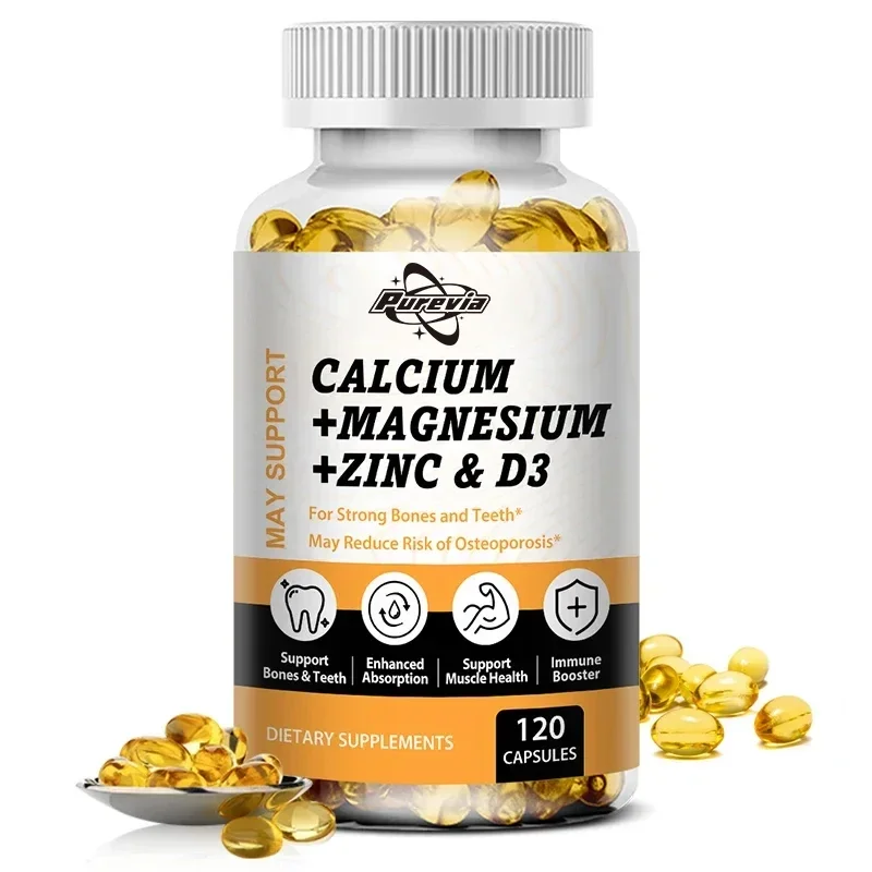 Cápsulas Calcio Magnesio Zinc Vitamina D3