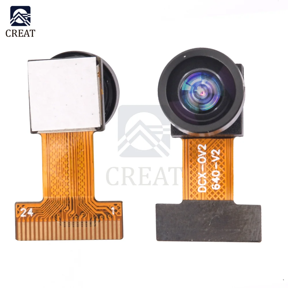 OV2640 Camera Module 2 Million Pixels 24PIN 0.5mm Pitch for ESP32-CAM and Development Board 21/75MM 66/160 Degree