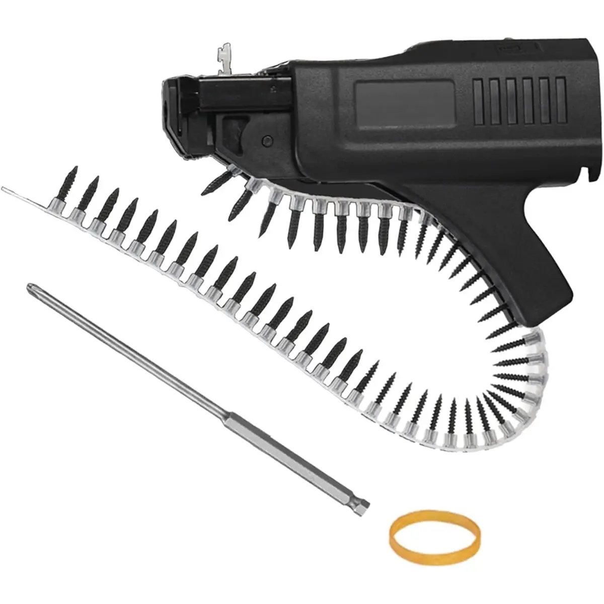 HAPPY EVER  Automatic Chain Nail Adapter,Auto Feed Collated Attachment Automatic Electric Drill