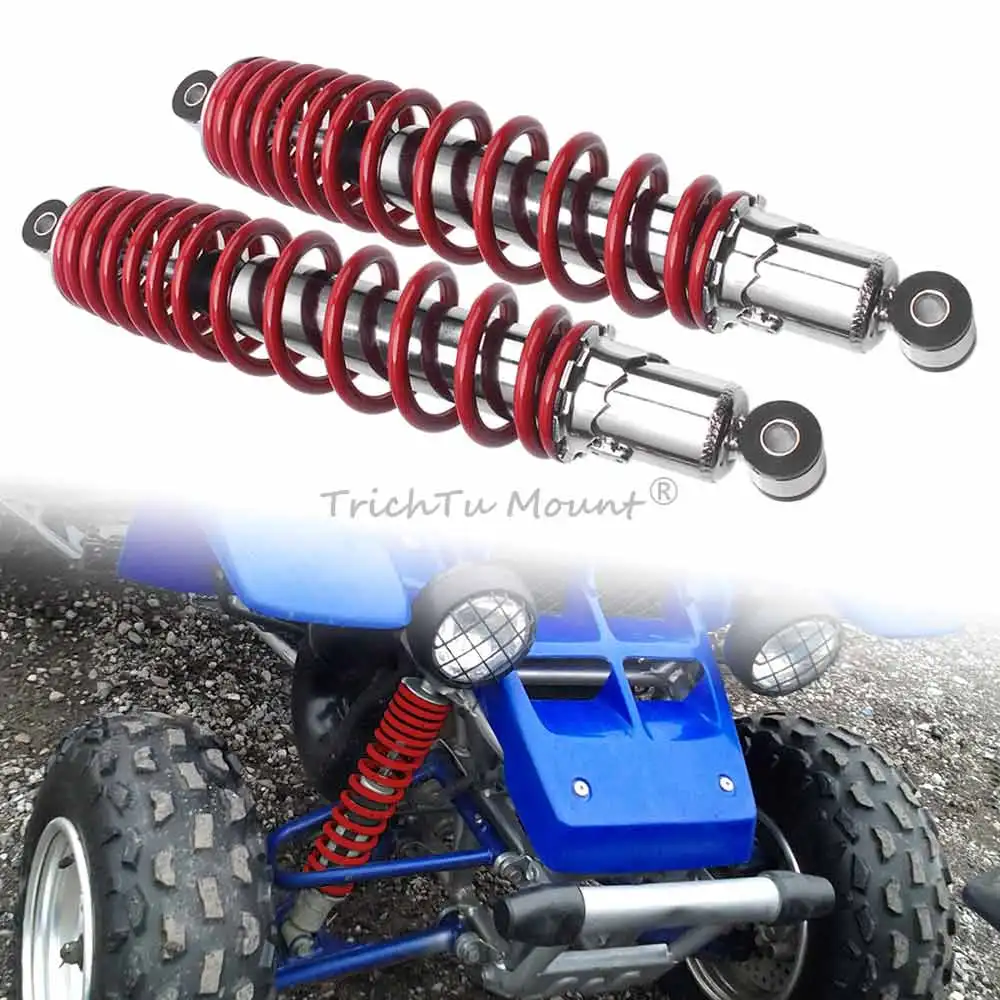 Левый и правый передний воздушный передний амортизатор для квадроцикла, регулируемая деталь из стали + алюминиевого сплава для Yamaha Banshee 350 (YFZ350) 1988-2006 Левый и правый передний воздушный передний амортизатор для квадроцикла, регулируемая деталь из стали + алюминиевого сплава для Yamaha Banshee 350 (YFZ350) 1988-2006