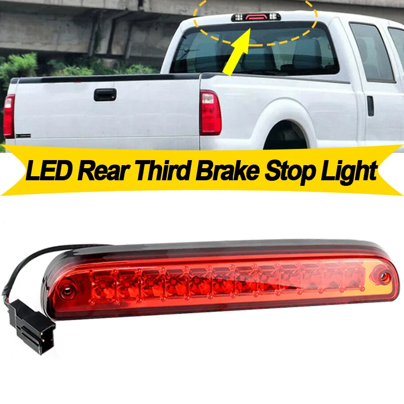 

1PC For Ford Ranger 1993 1994-2000 2001 2002 2003 2004 2005 2006 2007-2011 LED Third 3rd Brake Light Rear High Mount Stop Lamp