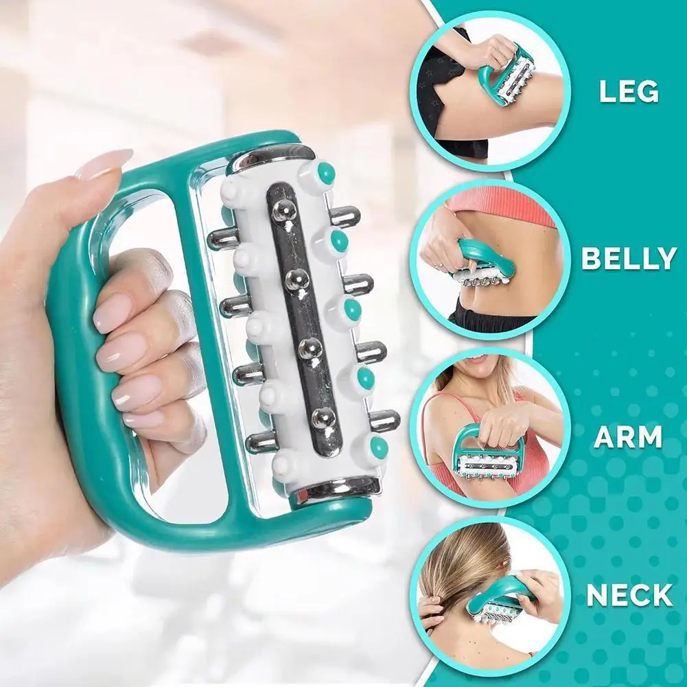 

Handheld Pressure Point Therapy Pressure Relieve Tool Manual Muscle Relief Massager Roller Neck Massage Tool