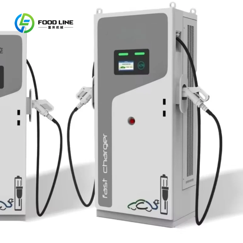 Customized Basic Version Outdoor Floor-Mounted EV Charger with CE Certificate 30/40KW Modular Design CCS Interface DC Output