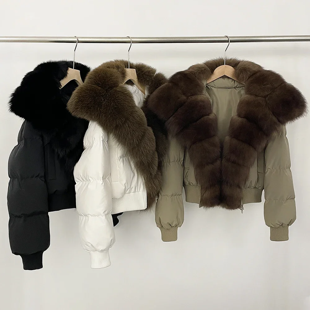 Reality Fur Jacket Natural Fur for Women Fur Jacket Female New in Coats & Jackets Female Clothing Winter 2025 Fox Fur Real Coat