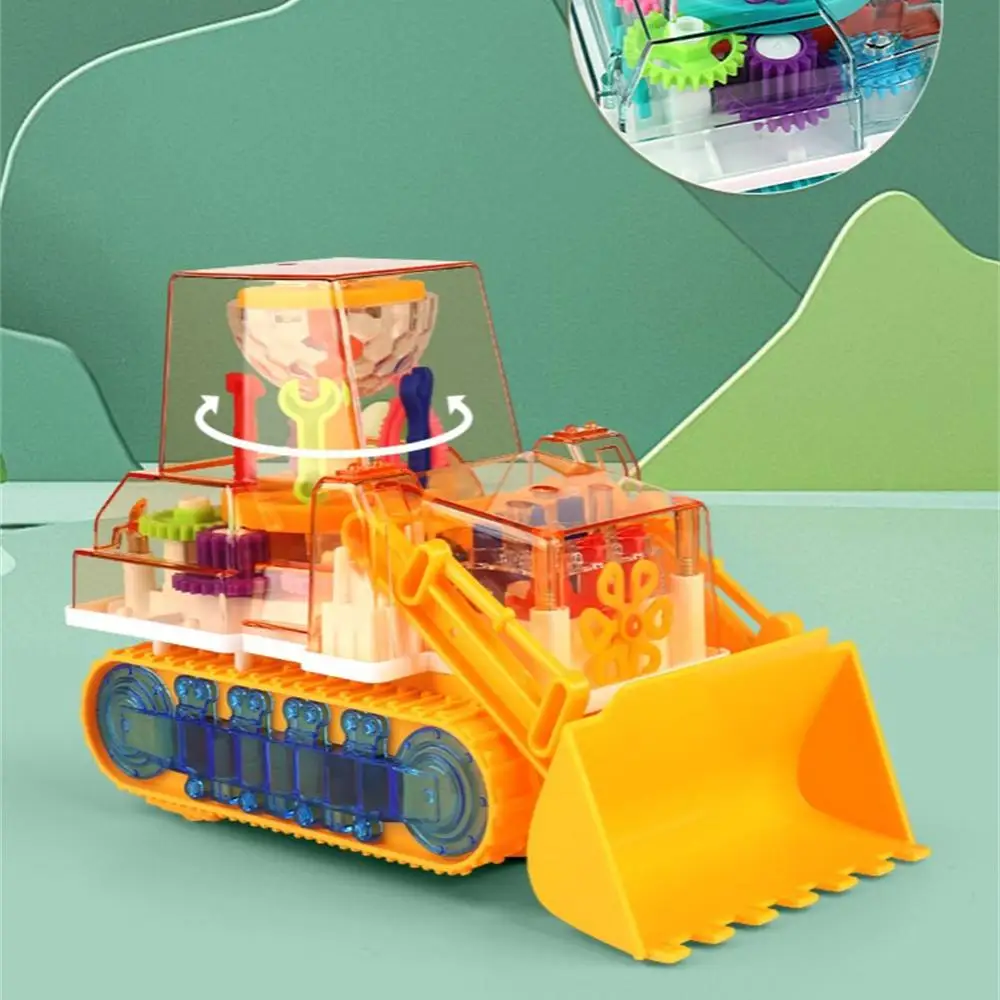 Construction Vehicle Toy Somatosensory Remote Control Early Education Enlightenment Parent-child Interaction Cool Lights Toy Car