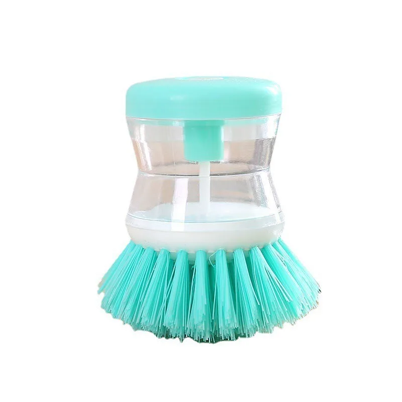 Multifunctional automatic liquid filling pot brush, household general merchandise kitchen pot brush